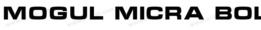 Mogul Micra Bold字体转换